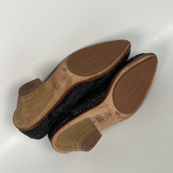 Matt Bernson Marlow Black Raffia Woven Ankle Bootie - Picture 9 of 13